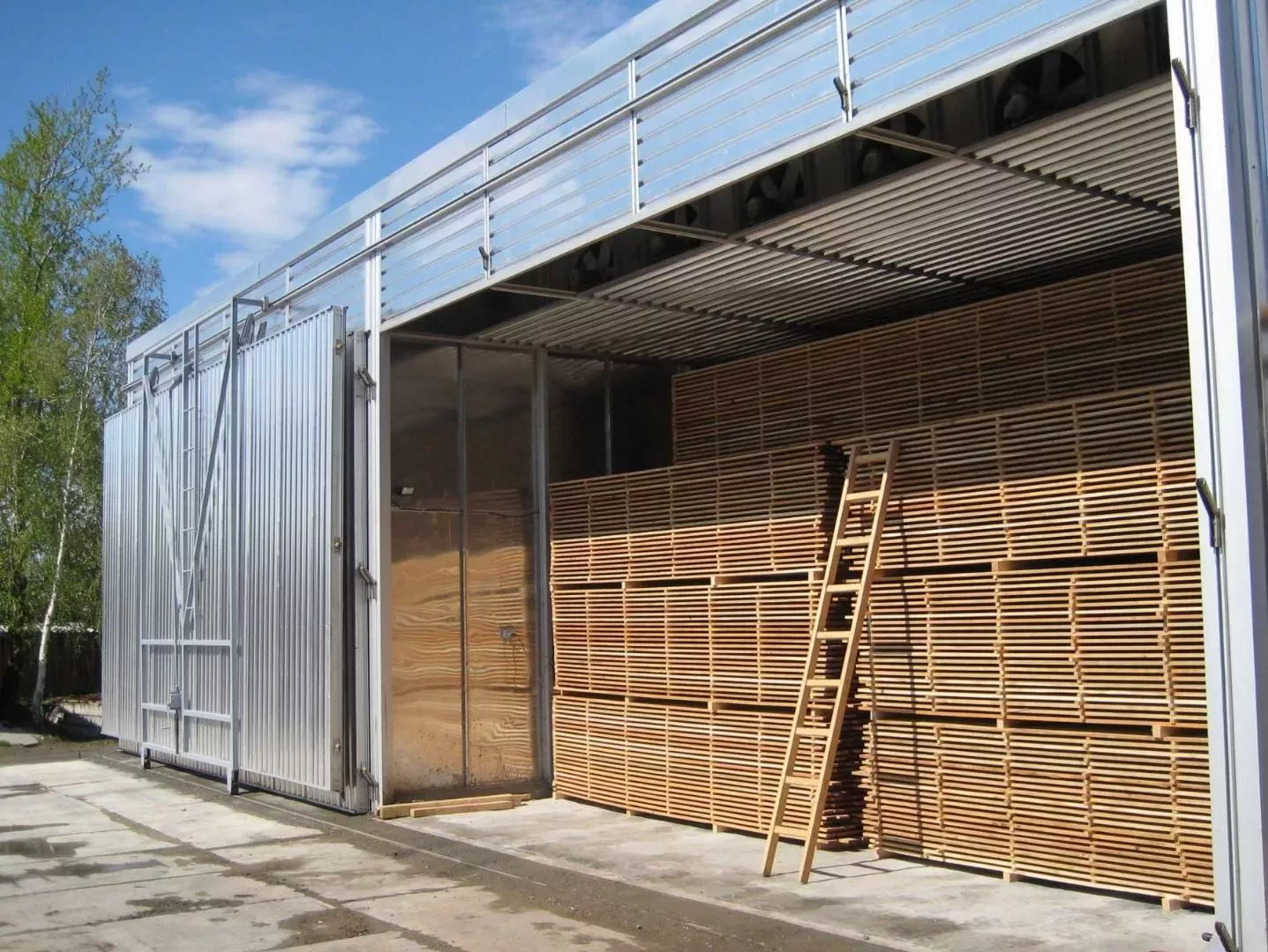 Обрезная доска сухая из лиственницы 50x200x6000 1 сорт ГОСТ - фото № 8