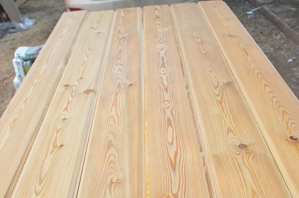 Имитация бруса из лиственницы 20x140х4000 cорт BС - фото № 2
