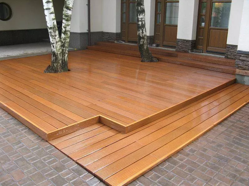 Террасная доска из лиственницы 28x140х4000 cорт АВ - фото № 6