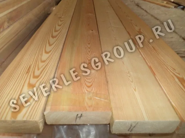 Палубная доска из лиственницы 35x140х4000 cорт АВ