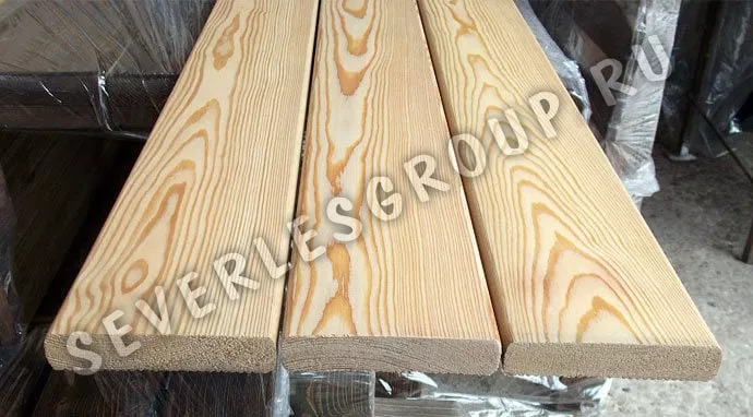 Палубная доска из лиственницы 45x140х6000 сорт ВС