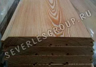 Имитация бруса из лиственницы 20x120хх4000 cорт Экстра - фото № 2