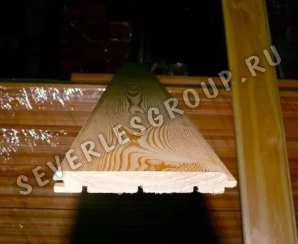 Имитация бруса из лиственницы 20x140х3000 cорт Прима