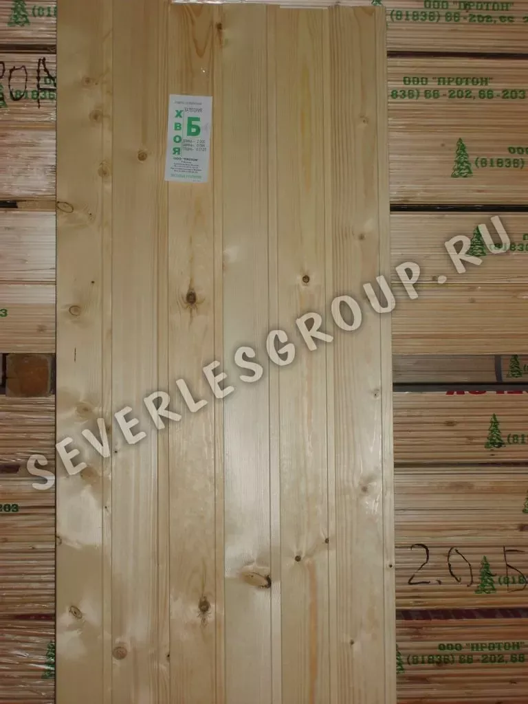 Евровагонка сорт B 12.5x96x2000/6000 - фото № 4