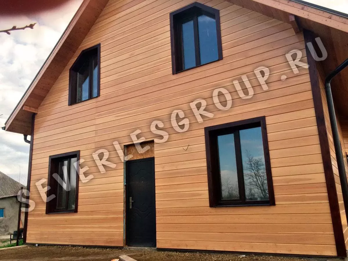 Имитация бруса из лиственницы 20x140х3000 cорт АB - фото № 4
