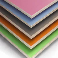 Фанера с бумажным верхним слоем Фанера с бумажным верхним слоем