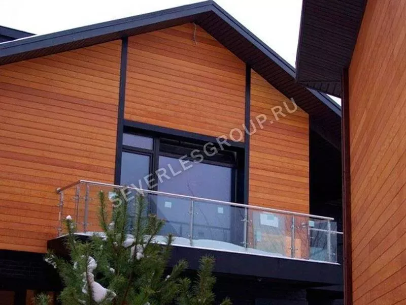 Имитация бруса из лиственницы 20x140х6000 cорт Экстра - фото № 5