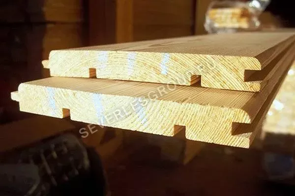 Вагонка штиль из лиственницы 14x140х4000 cорт BC