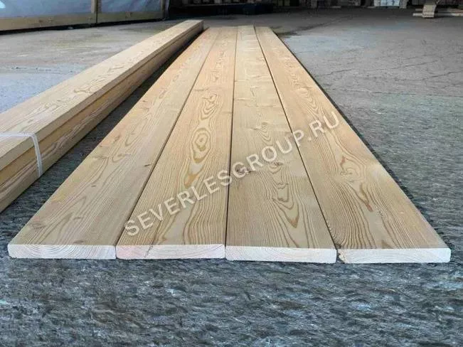 Планкен прямой из лиственницы 20x90х2000 сорт АВ