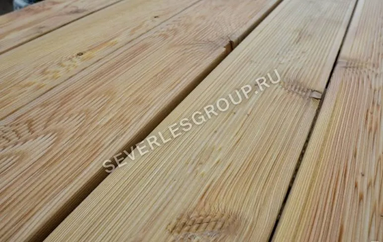 Террасная доска из лиственницы 45x140х6000 cорт ВС