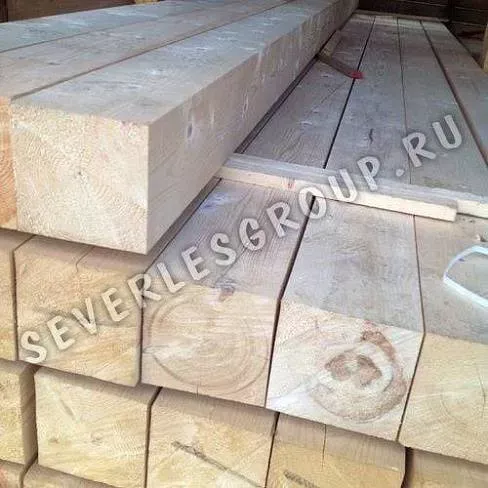 Брус сухой строганный 200х200х6000 (195х195х6000)