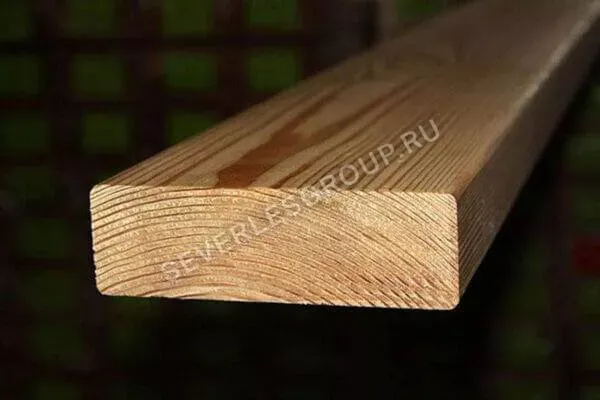 Палубная доска из лиственницы 45x140х3000 сорт АВ - фото № 6
