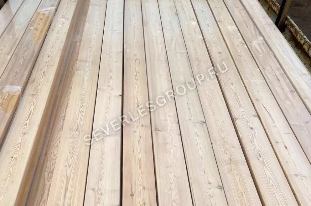 Палубная доска из лиственницы 28x90х6000 cорт АВ - фото № 3