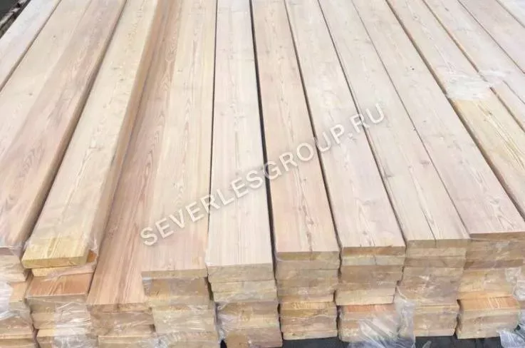 Палубная доска из лиственницы 28x90х6000 cорт АВ