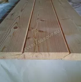 Планкен скошенный из лиственницы 20x90х4000 сорт АВ