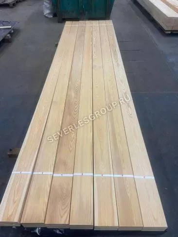 Планкен из лиственницы 20x140х4000 сорт Экстра