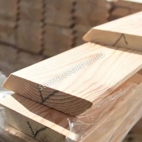 Планкен скошенный из лиственницы 20x115х4000 сорт А