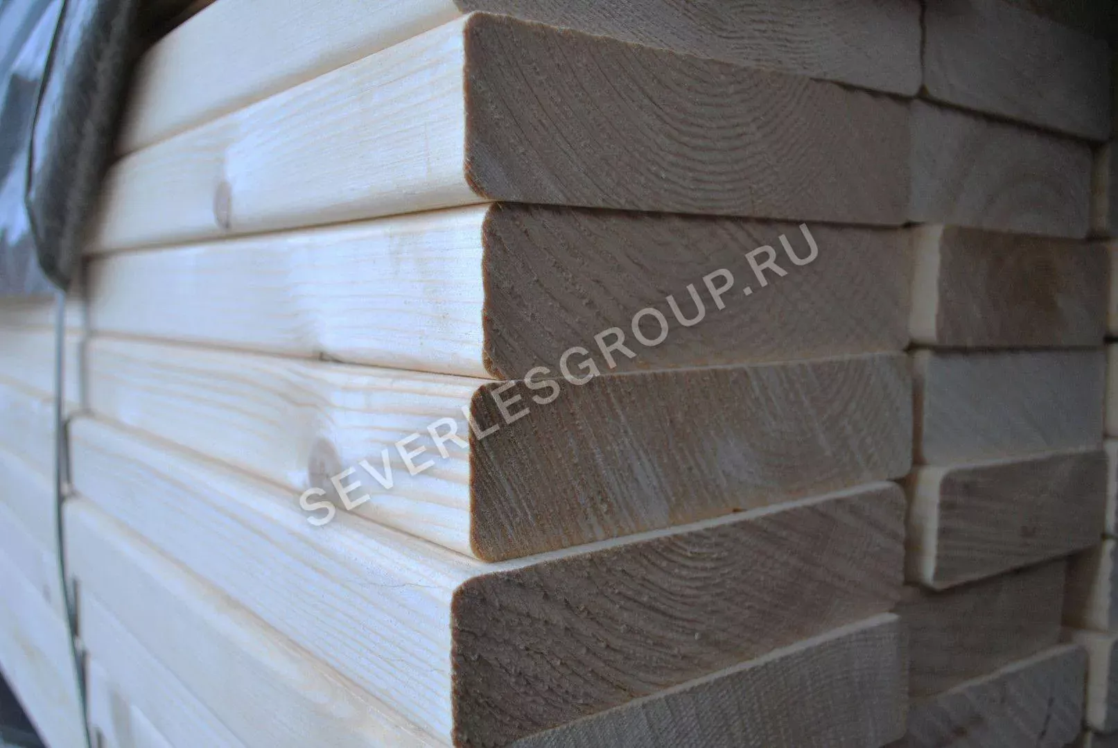 Доска сухая строганная с фаской 45х190х6000 - фото № 2