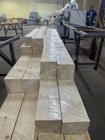 Клееный брус из лиственницы 200x200x12000