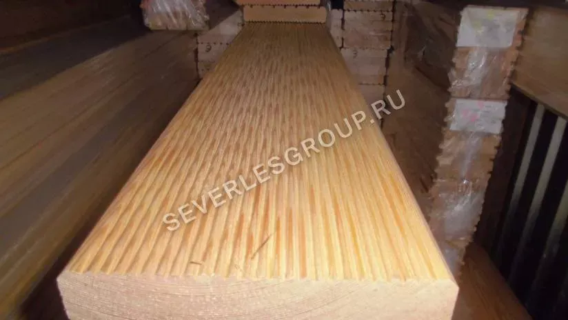Террасная доска из лиственницы 28x140х4000 cорт Экстра