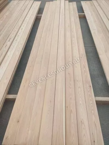 Планкен из лиственницы 20x115х4000 сорт Прима