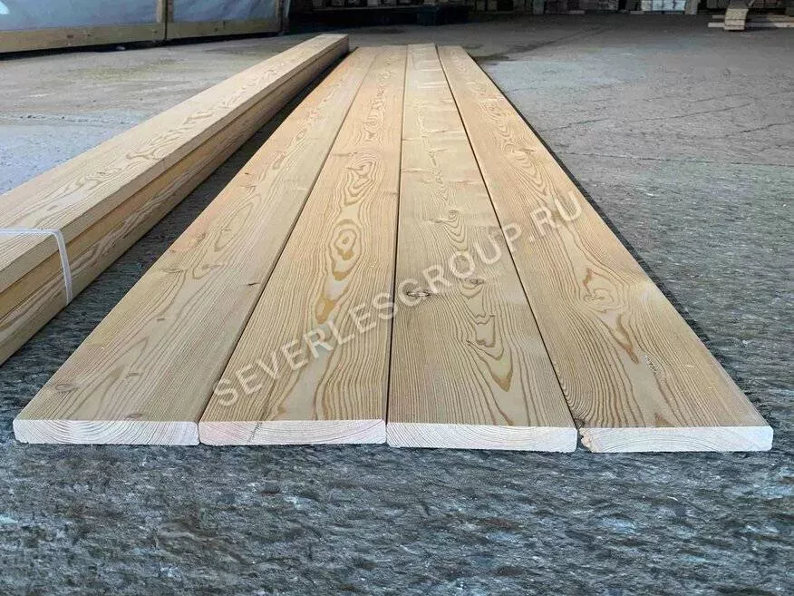 Планкен прямой из лиственницы 20x140х4000 сорт АВ