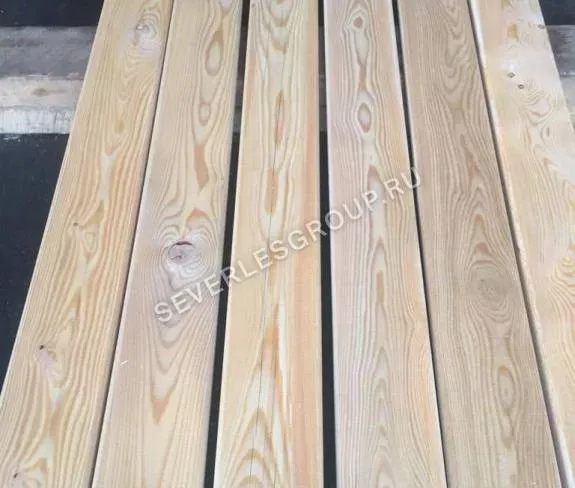 Планкен из лиственницы 20x90х4000 сорт BС