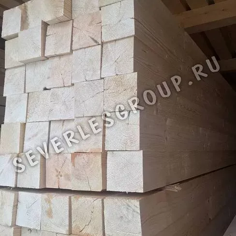 Брус сухой строганный 100х100х6000 (95х95х6000)