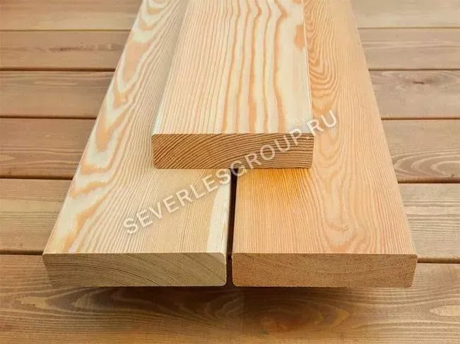 Палубная доска из лиственницы 28x90х6000 cорт АВ