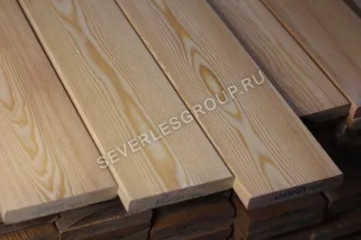 Планкен прямой из лиственницы 20x90х2000 сорт Экстра